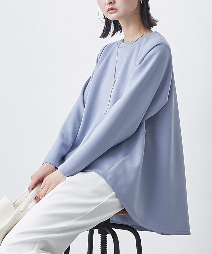 nissen 下擺拼接設計長袖上衣 (日本女裝) NSARR0125A0004 SS25