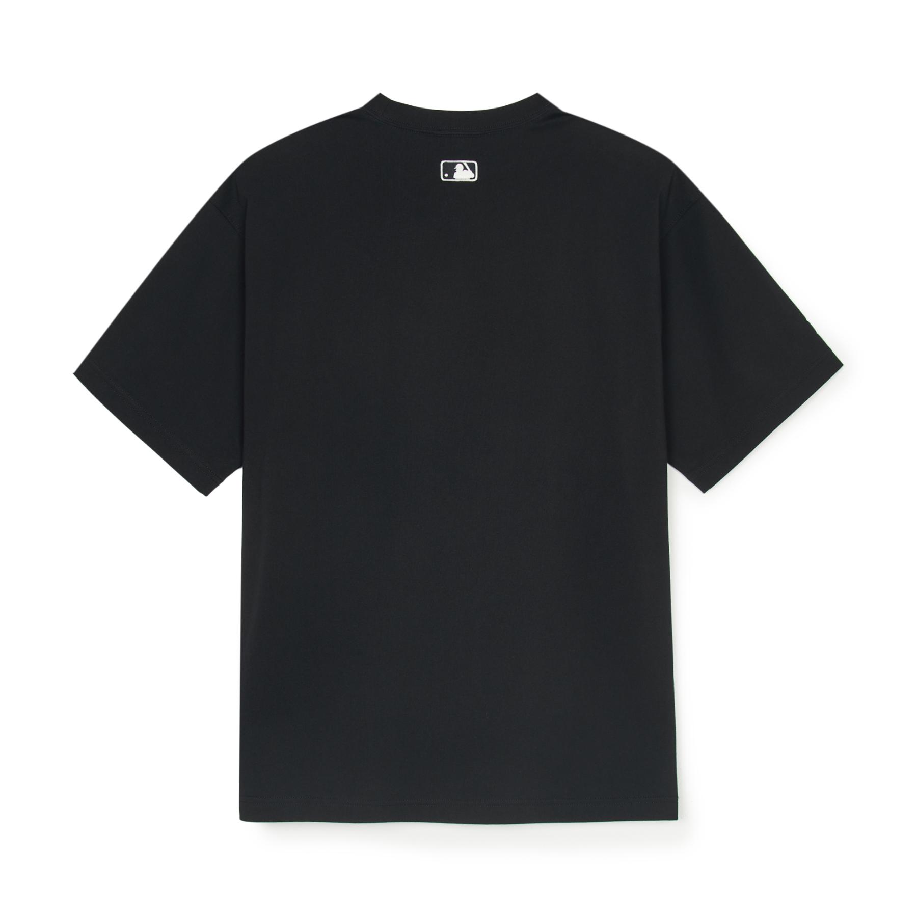 ◆MLB Korea◆ Basic Big Logo Mega Overfit Functional Short S Basic Mega Logo Oversized-Fit T-Shirt New York Yankees