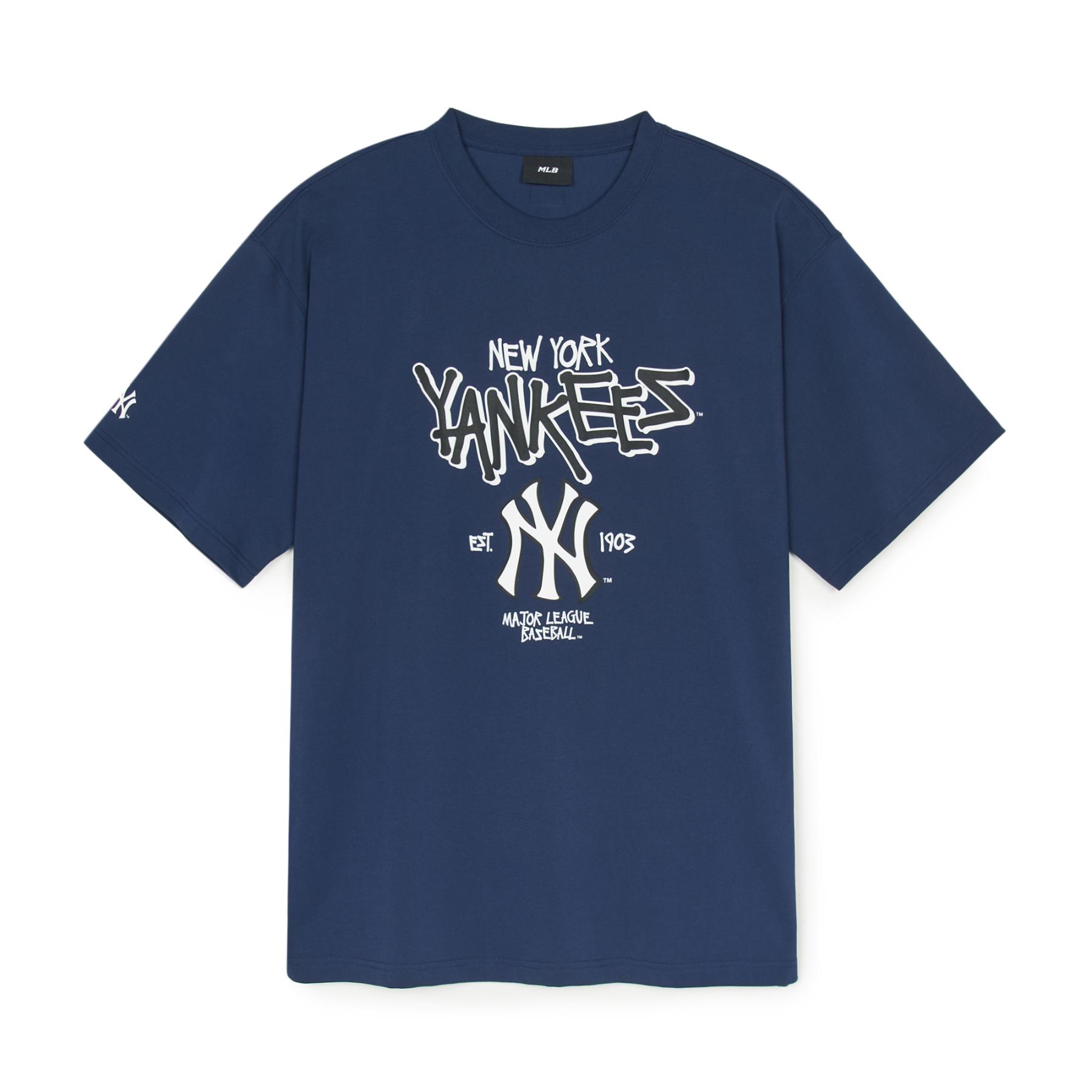 BASIC BIG LOGO MEGA OVER FIT T-SHIRTS NEW YORK YANKEES