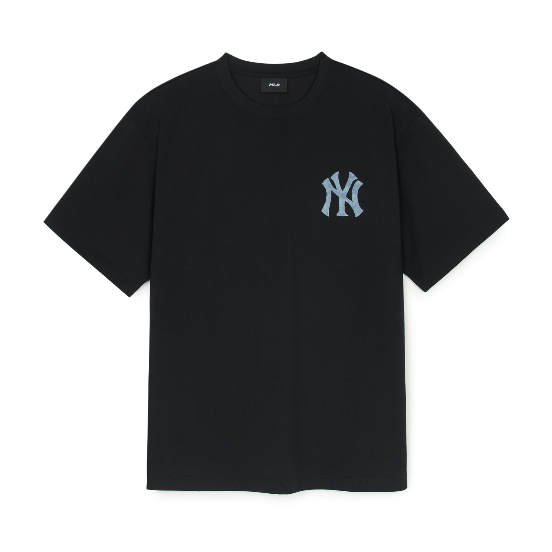 MLB■Denim Like Over T-shirt★送料込 DENIMLIKE MONOGRAM BIG LUX OVER FIT T-SHIRTS NEW YORK