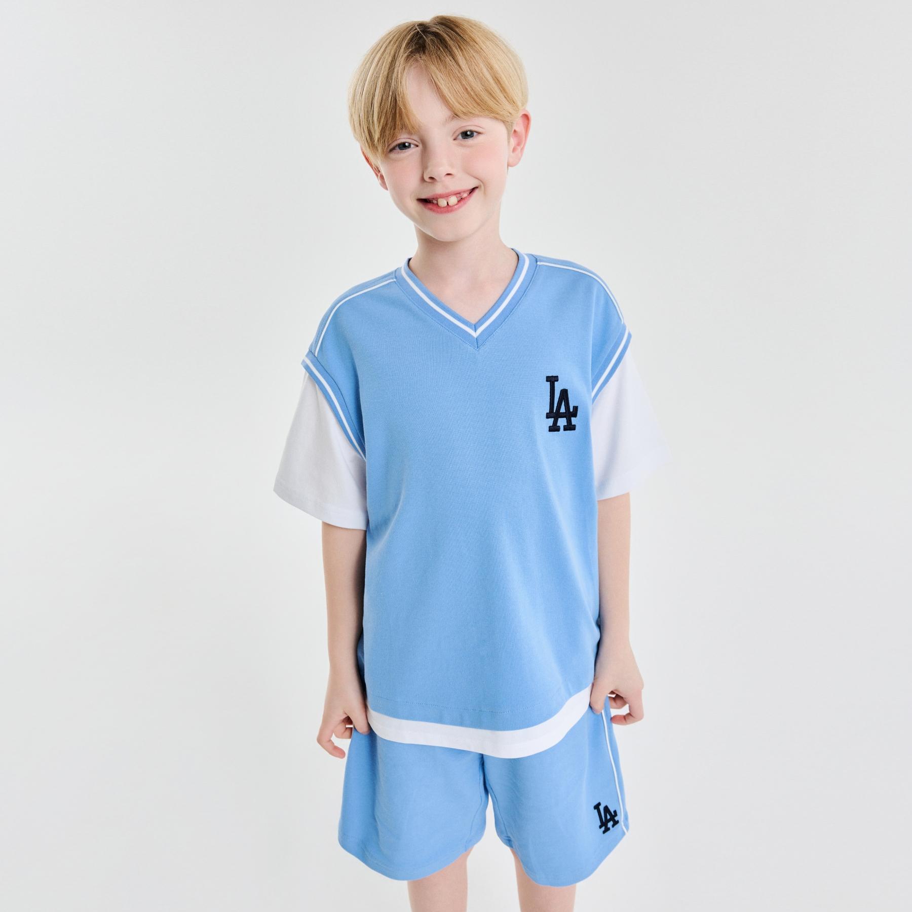 MLB KIDS | VARSITY WOVEN VEST SHORT SLV 3 SET LOS ANGELES DODGERS