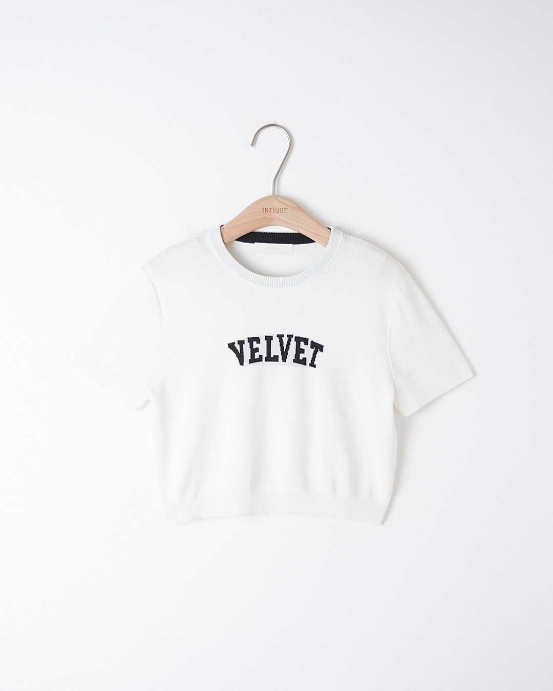 Logo Intarsia Cropped Sweater_4