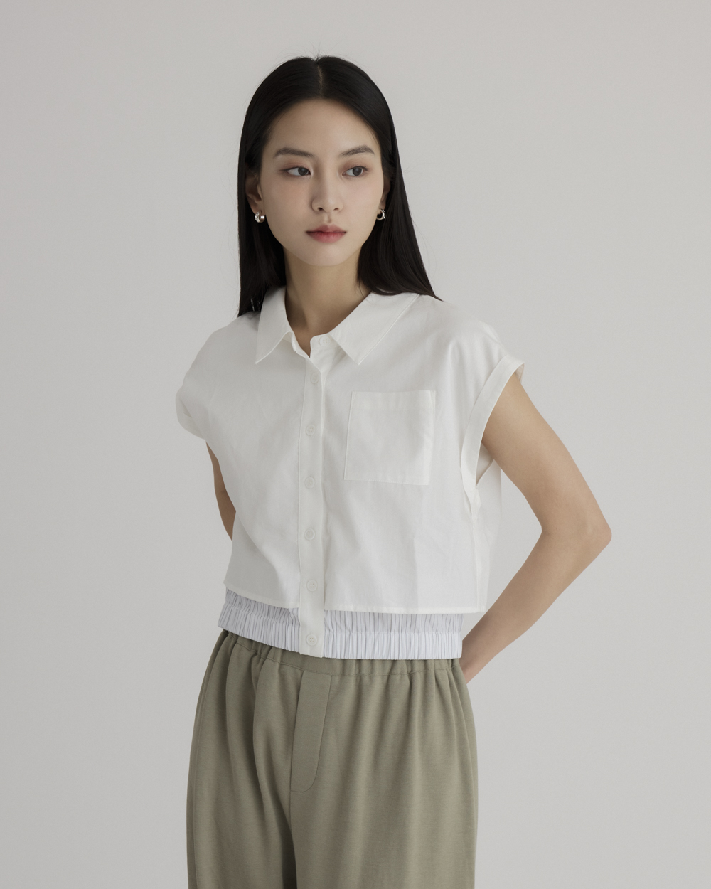 2 in 1 Cropped Shirt_0