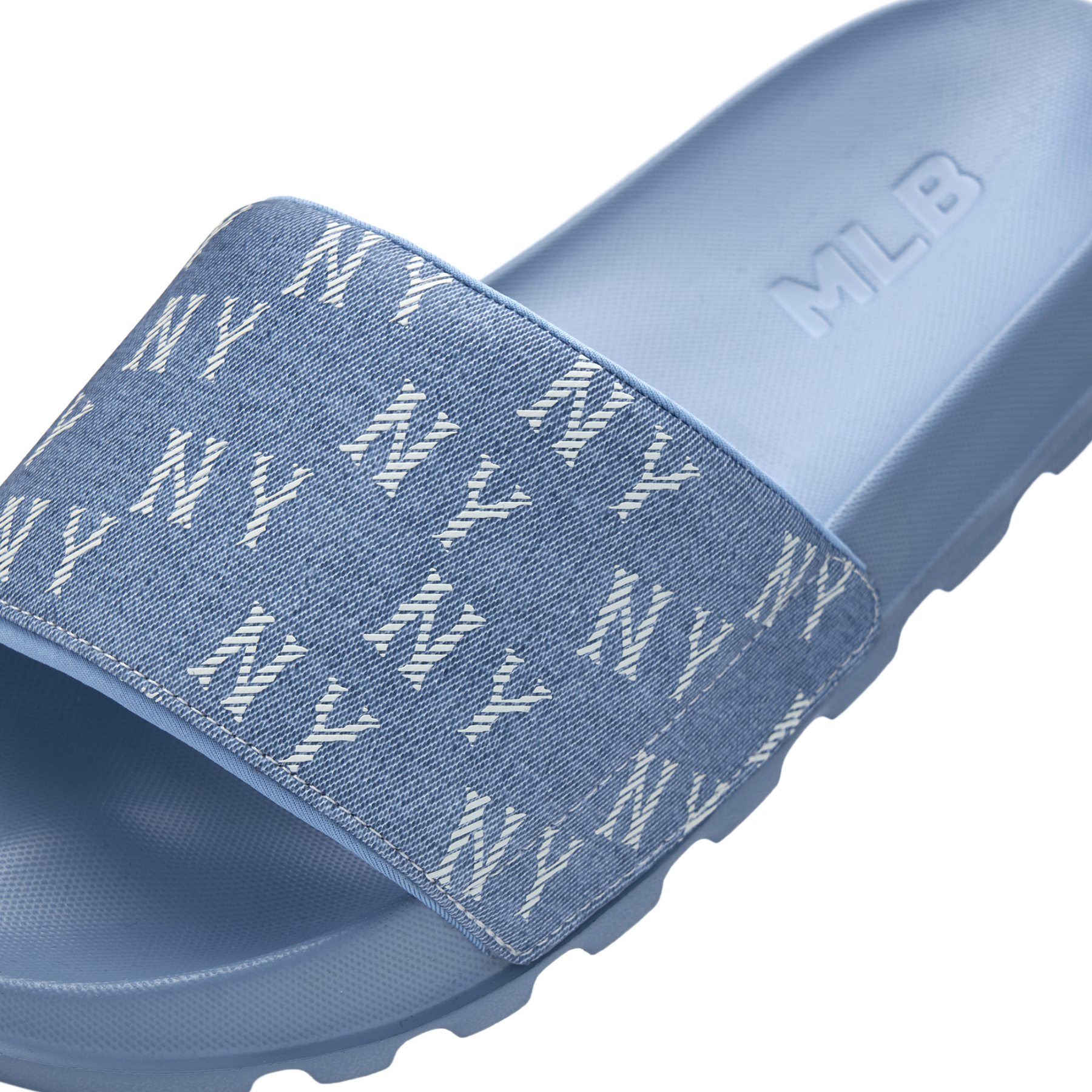 MLB korea■新作*大人気*サンダル*MOUNDER DENIM MONOGRAM SLIDE MOUNDER DENIM MONOGRAM SLIDE NEW YORK YANKEES (3ALPSDM53