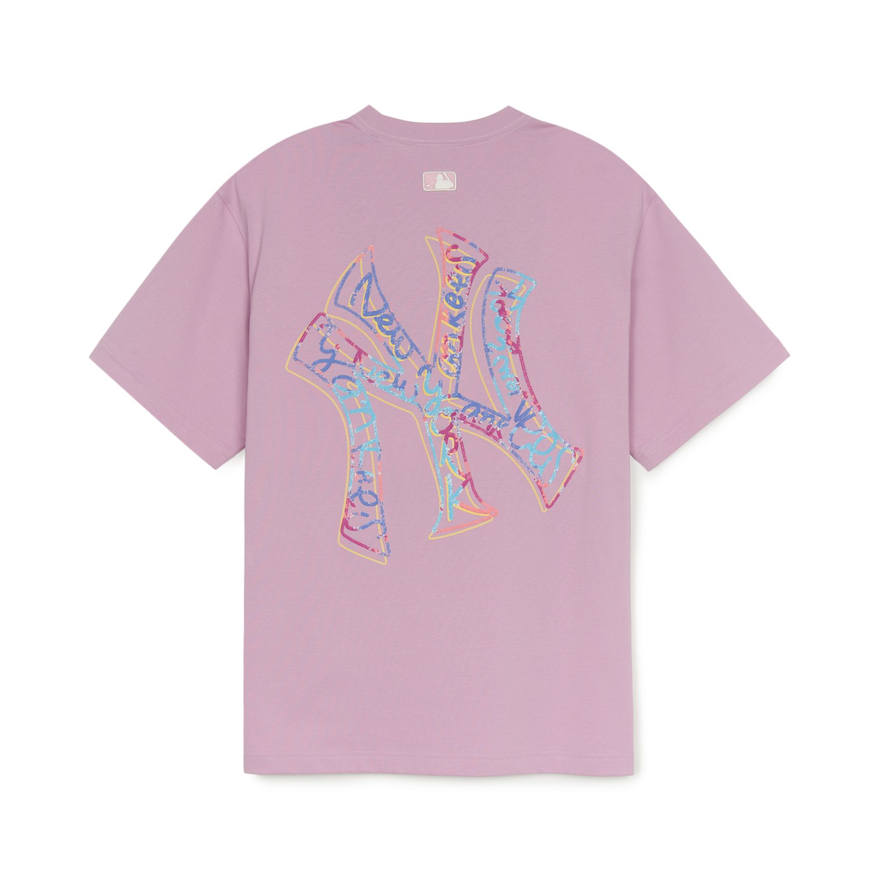 ☆MLB☆HEART SMALL LOGO OVER FIT T-SHIRT 男女兼用 韓国 半袖 BASIC COLORFUL MEGA LOGO OVER FIT T-SHIRTS 紐約洋基隊