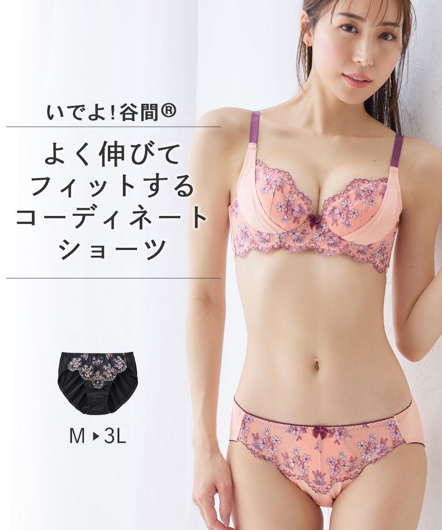 nissen 溫柔小花圖案內褲 (日本女裝大尺碼內衣) NSCJC0224E0002 SS25