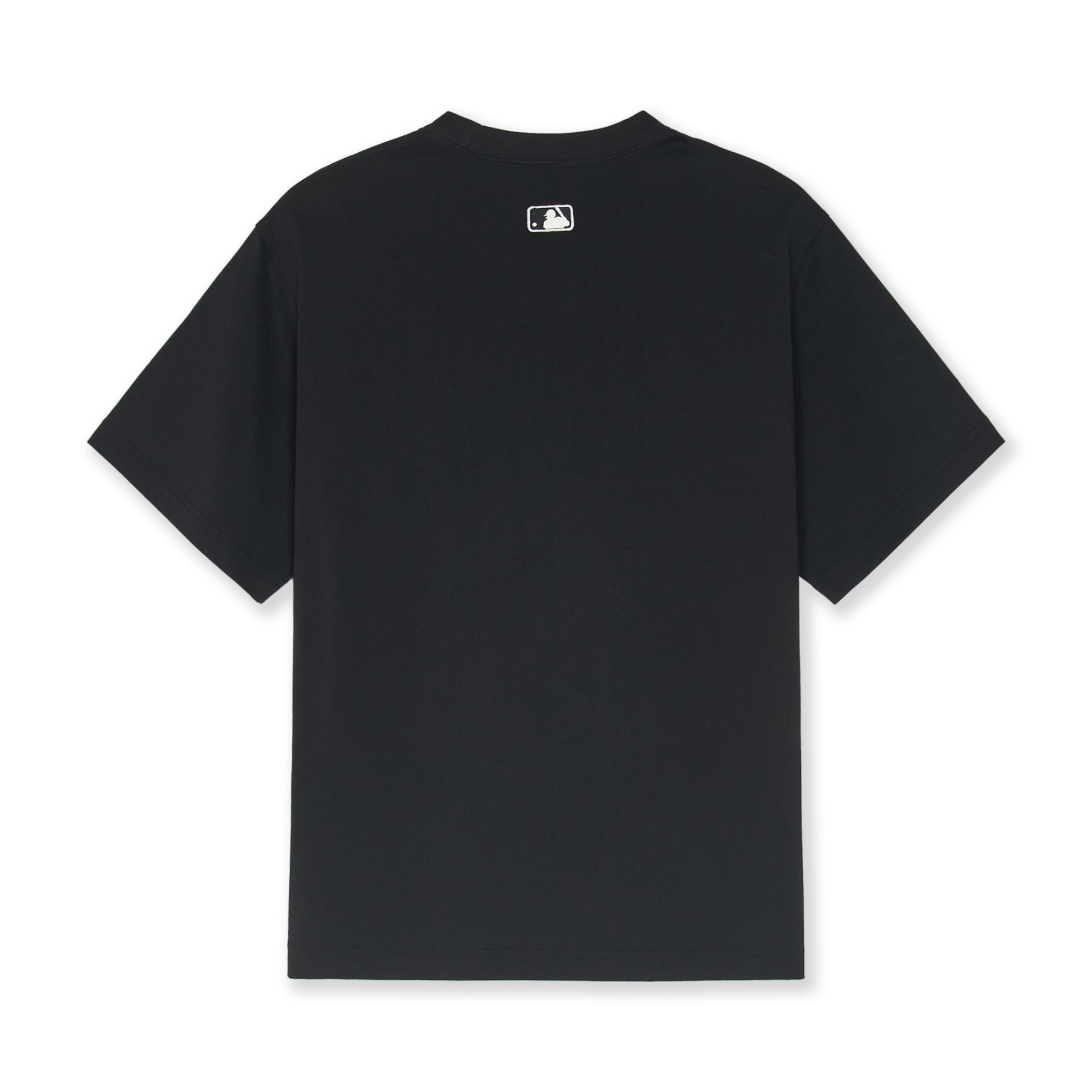 ☆MLB☆HEART SMALL LOGO OVER FIT T-SHIRT 男女兼用 韓国 半袖 男女同款HEART OVER FIT T-SHIRTS 紐約洋基隊(3ATSH0153-50BKS