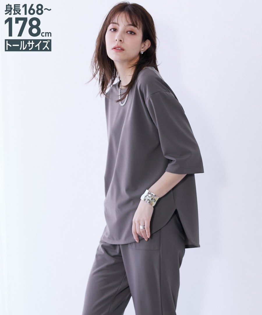 nissen [高挑尺寸]舒適寬鬆上衣 (日本女裝大尺碼) NSVSC0125B0013 SS25