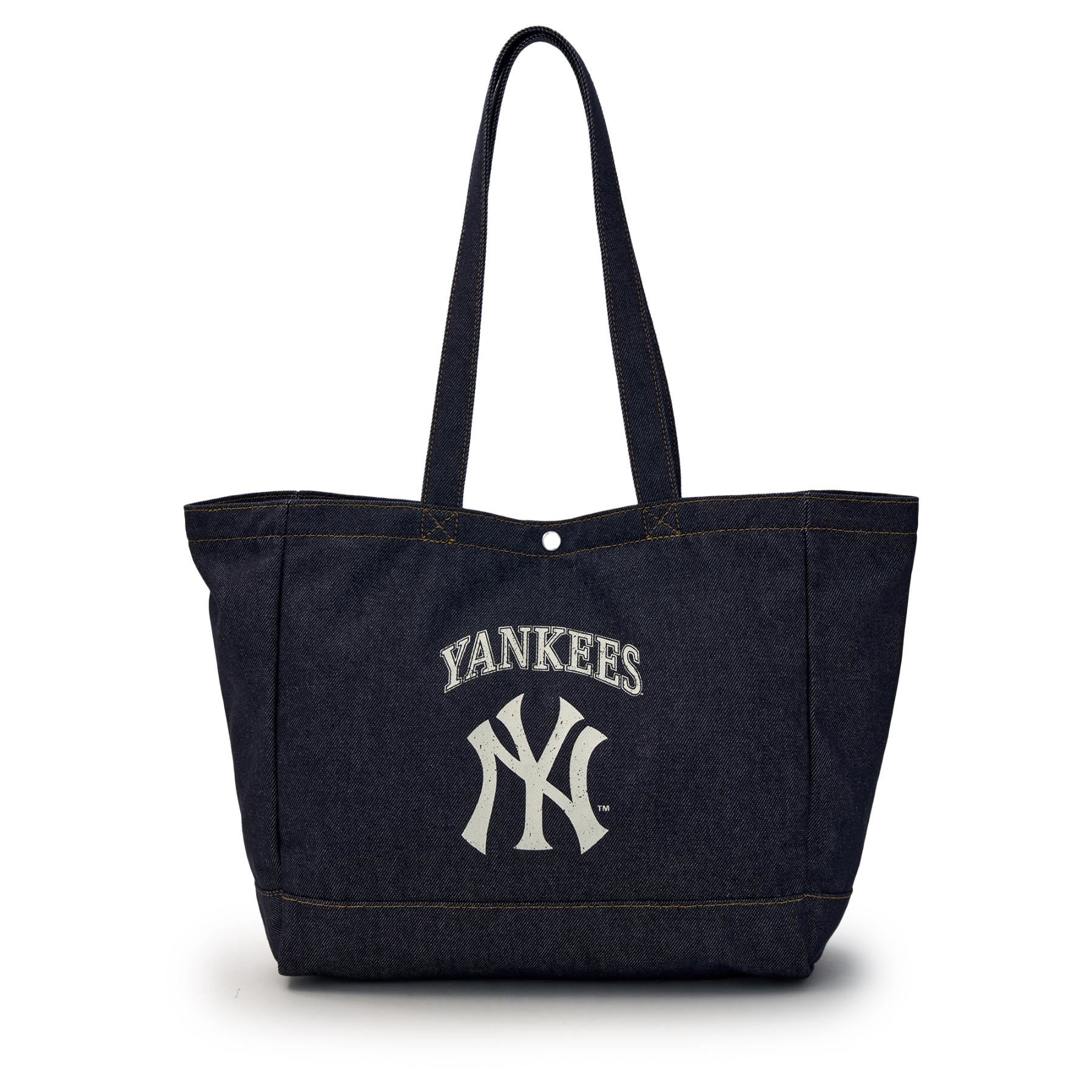 MLB■Vintage Lettering Shopper Bag■送料込 MLB] Vintage Lettering Shopper Bag NY Cream | eBay