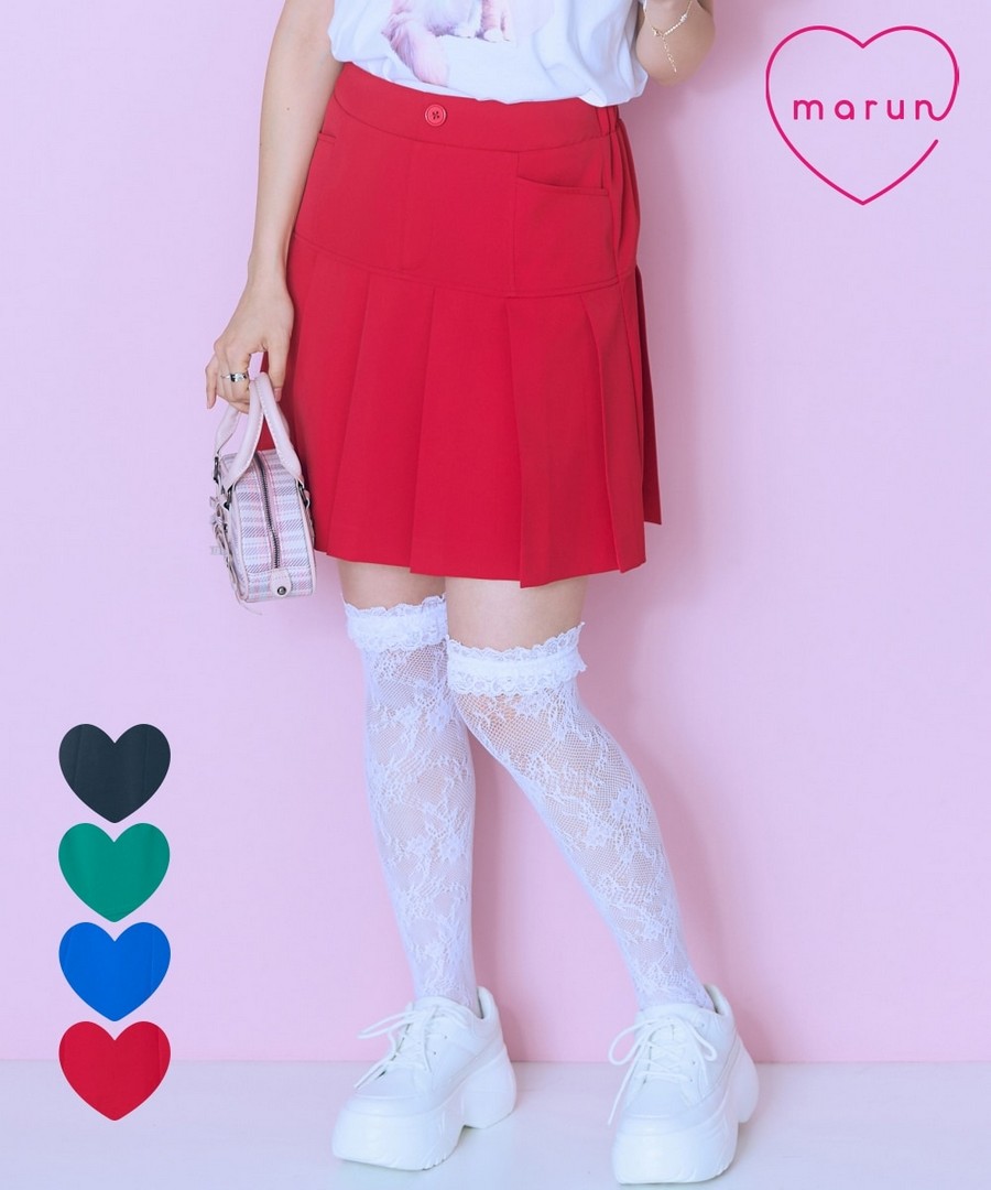 nissen 顏色迷你裙(marun) (日本女裝大尺碼) NSBLJ0225B0023 SS25