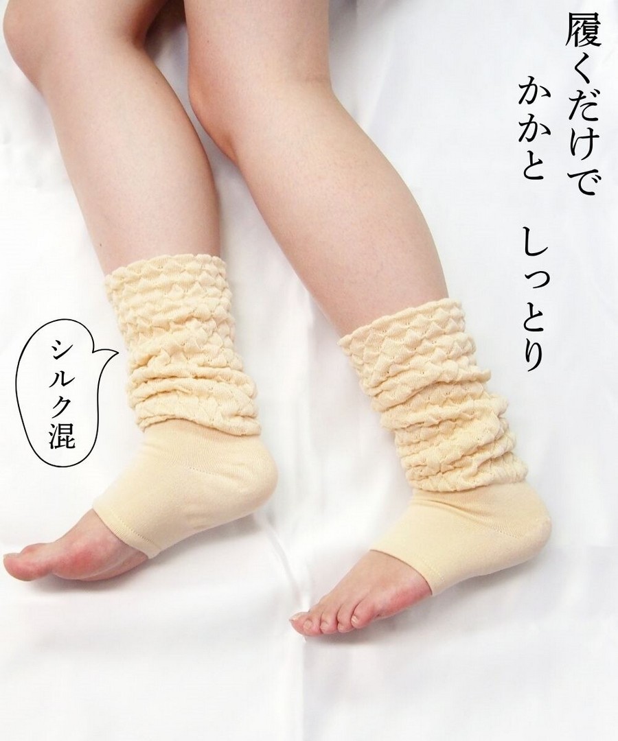 nissen (日本製) 絲質混紡支撐足跟腳跟護理套 (日本美妝) NSBPH0125B0004 SS25