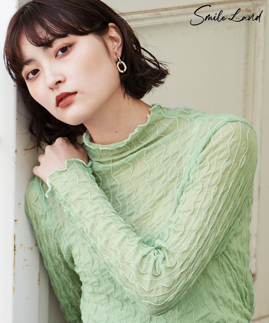 nissen 可選款式透視上衣 (日本女裝大尺碼) NSAKR0223D0008 SS25