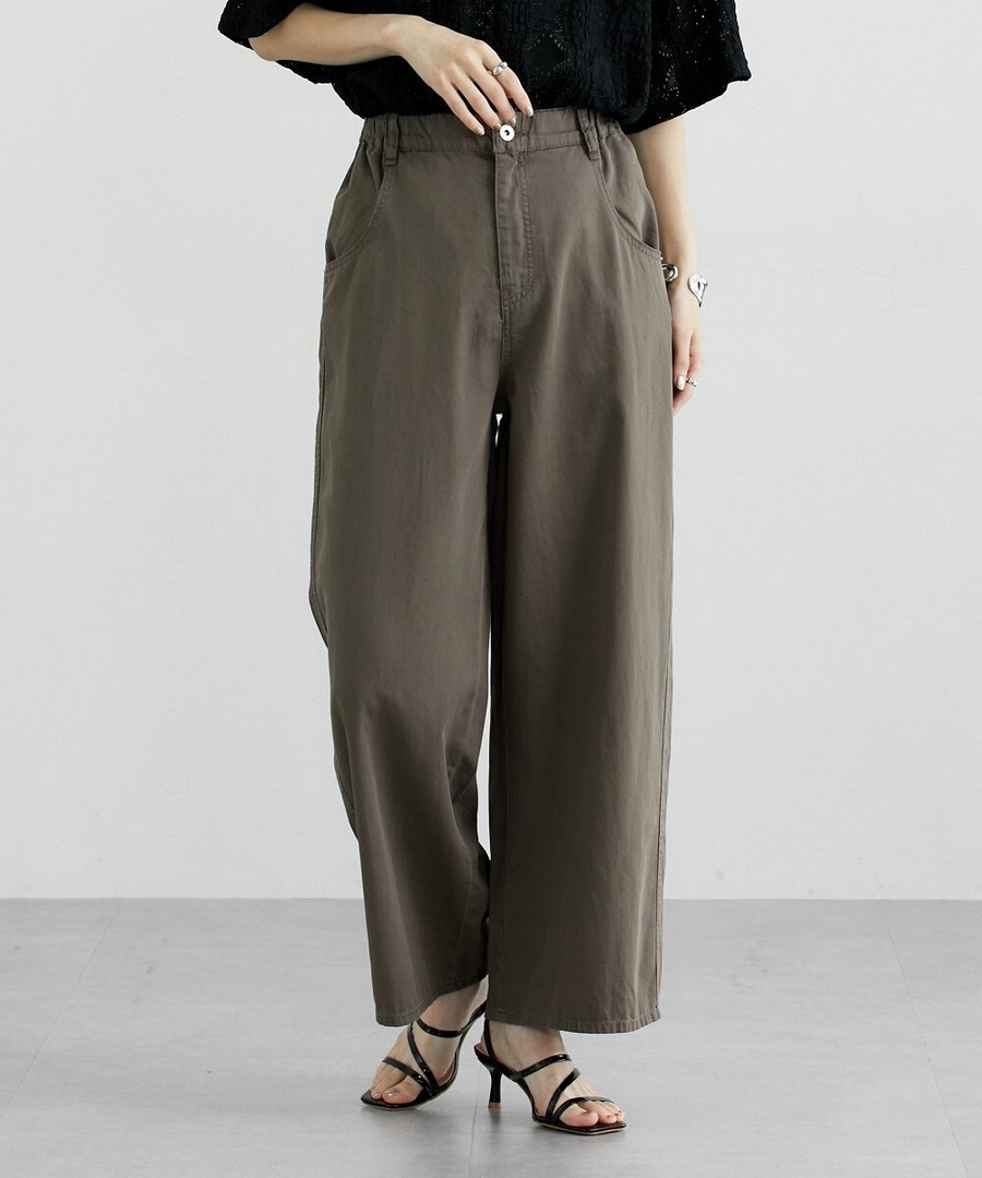 nissen 輕磅夏季牛仔寬腿褲 (日本女裝大尺碼) NSCIH0125B0061 SS25