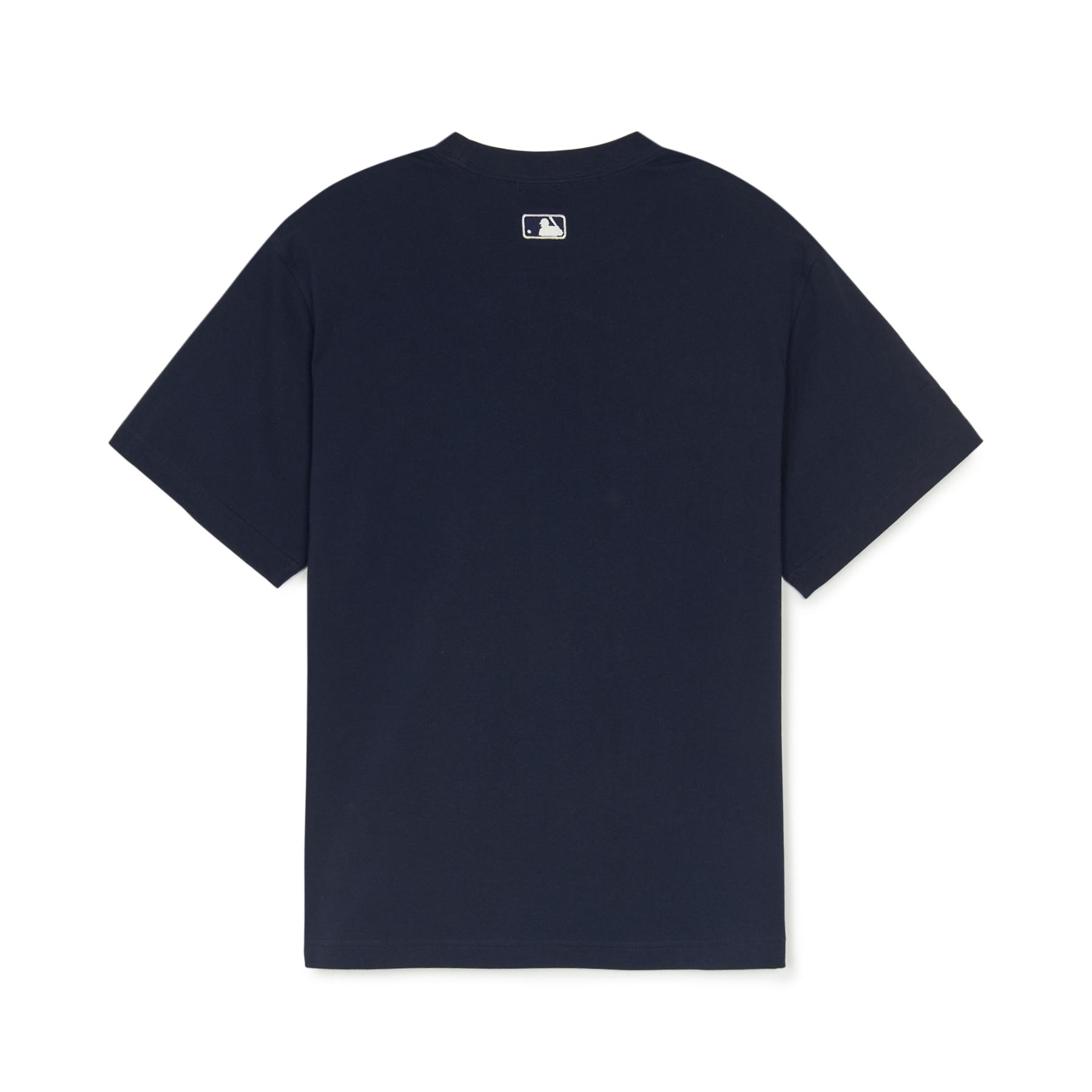☆MLB☆Lettering Overfit Short-sleeve T-shirt 男女兼用 半袖 Áo Phông MLB Monogram Allover Overfit Short Sleeve T-Shirt