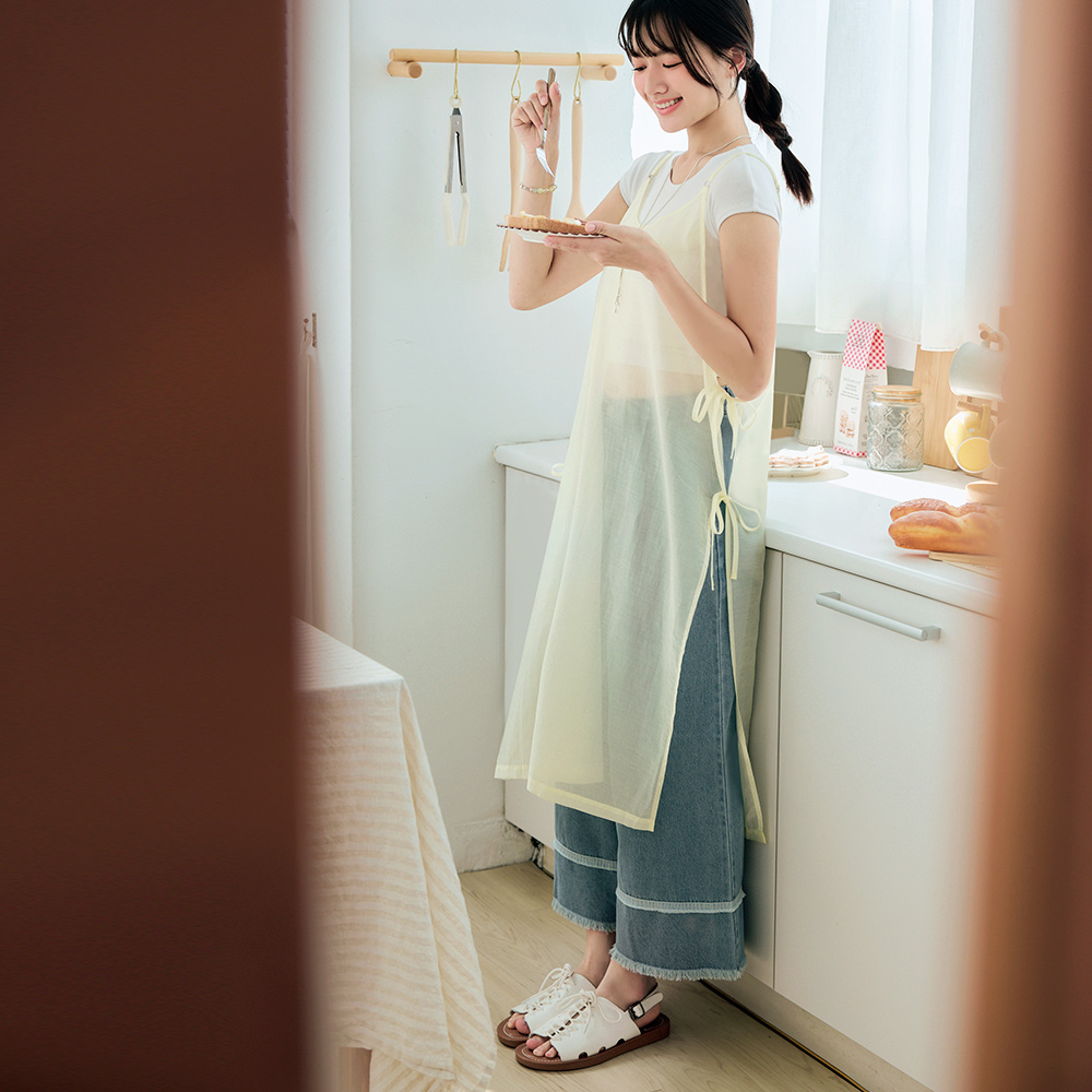 OB 日系天絲透肌感側綁帶細肩帶上衣 OBAB20328 SS25