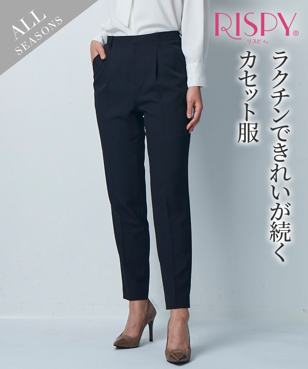nissen 九分褲(高彈多功能梭織RISPY系列)(版型改良版) (日本女裝及大尺碼適用) NSBLK1021A0001 SS25