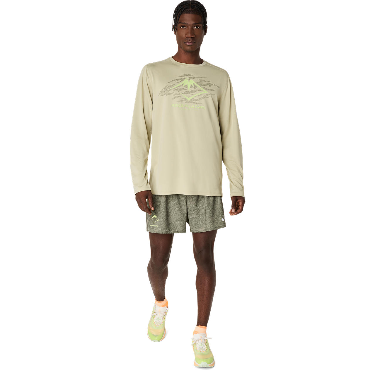 ASICS×Ballaholic LS TEE ASICS × ballaholic Collaboration Model