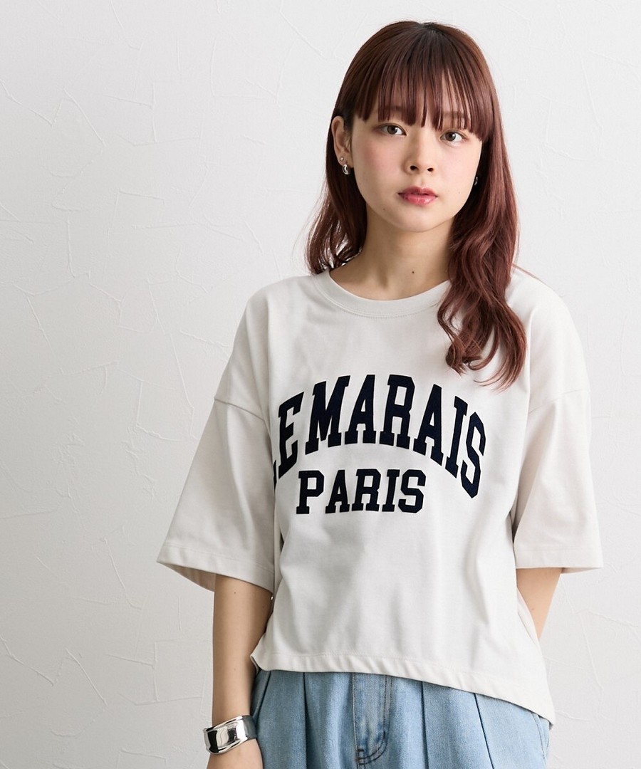 nissen 棉混紡Logo Tee (日本女裝) NSCTG0125B0001 SS25