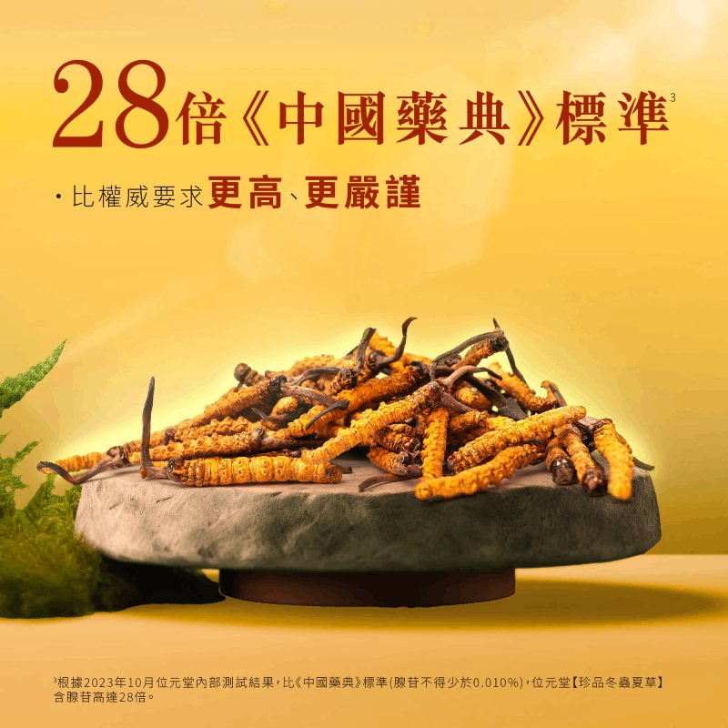 天然冬虫夏草 珍品冬蟲夏草24粒裝