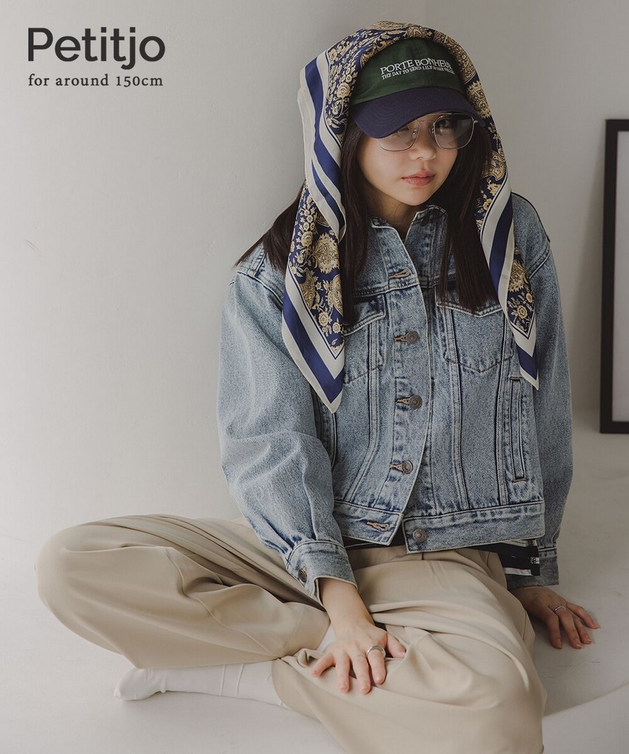 nissen [嬌小尺寸]牛仔外套 (日本女裝) NSVBY0125C0005 FWE25 FW25