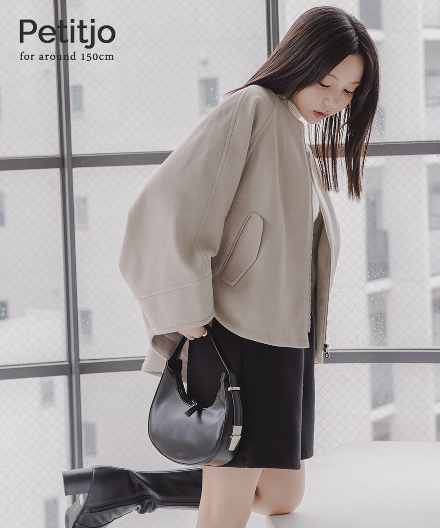 nissen [嬌小尺寸]蝙蝠袖外套 (日本女裝) NSDHU0125D0014 FW25