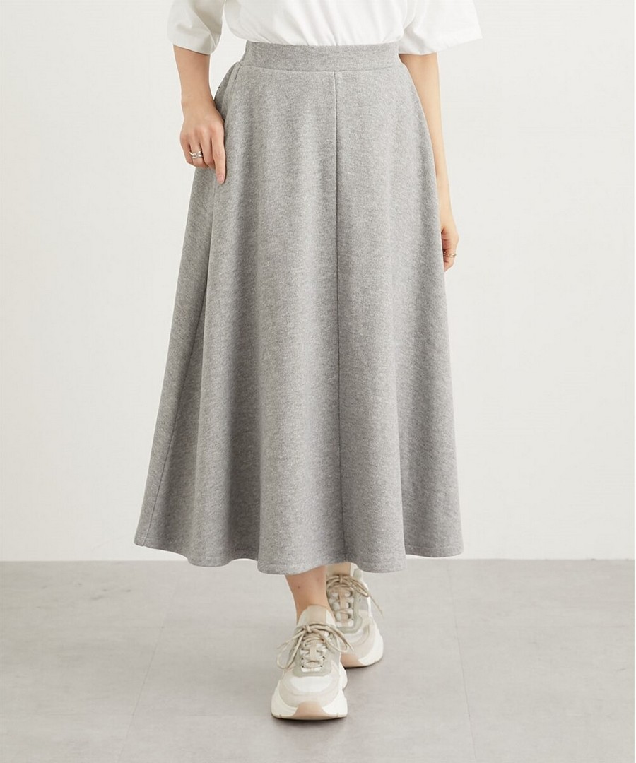 nissen 加絨長款喇叭裙 (日本女裝大尺碼) NSDCS0125E0016 FW25
