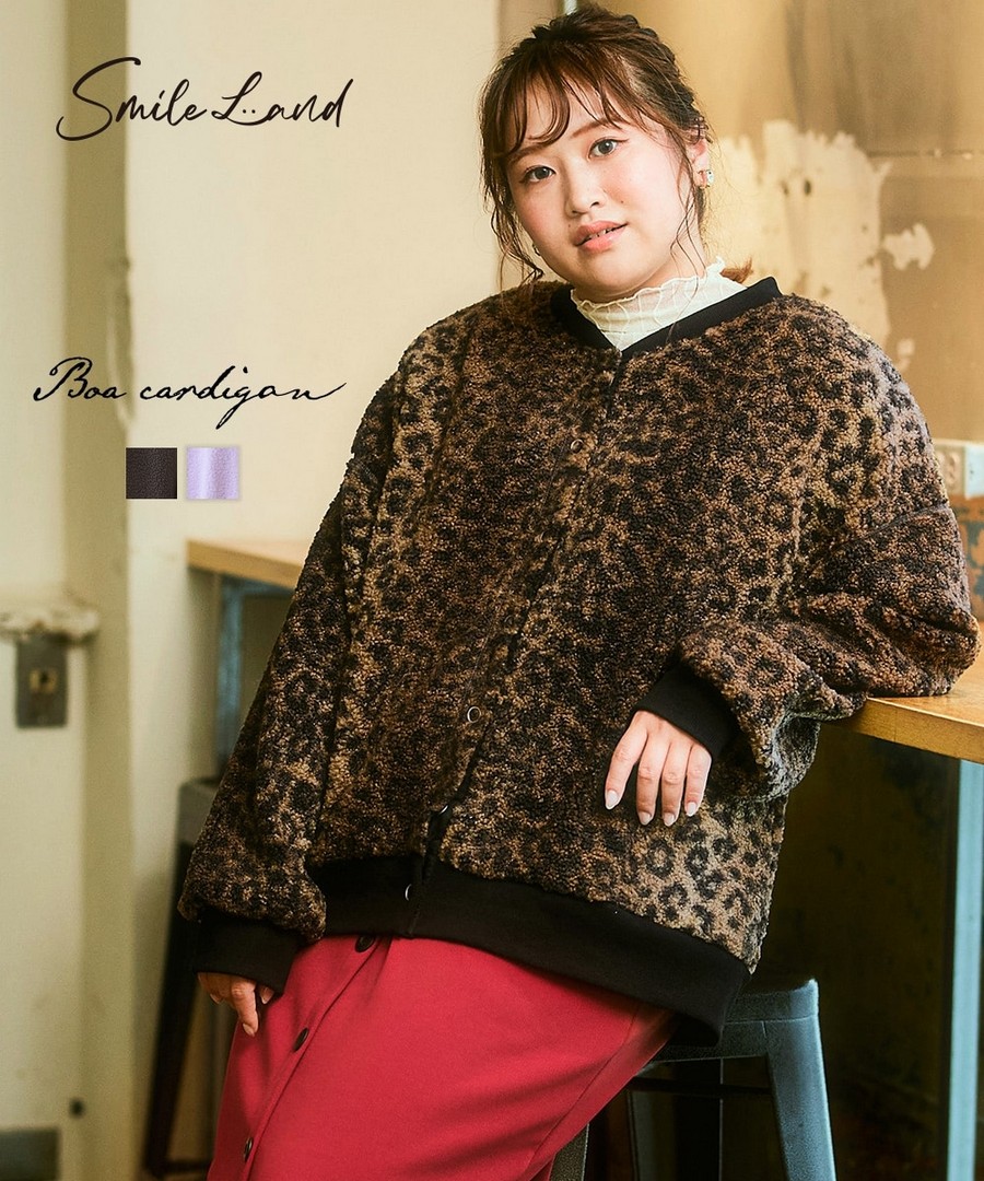 nissen 毛絨外套 (日本女裝大尺碼) NSDER0125E0008 FW25