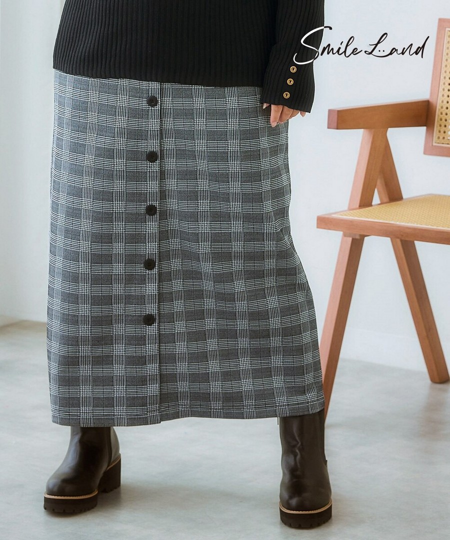 nissen 高彈窄裙 (日本女裝大尺碼) NSDER0125E0009 FW25