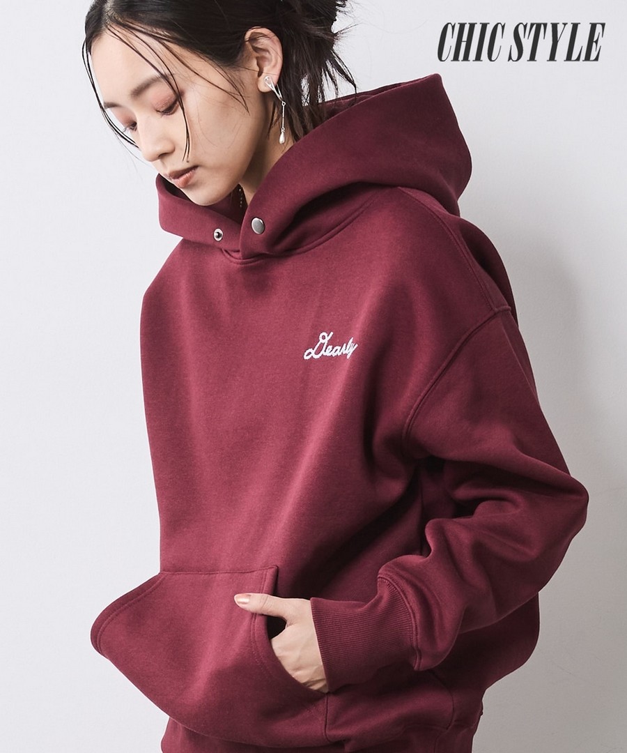 nissen 加絨連帽衛衣(CHIC STYLE) (日本女裝大尺碼) NSDER0125E0016 FW25