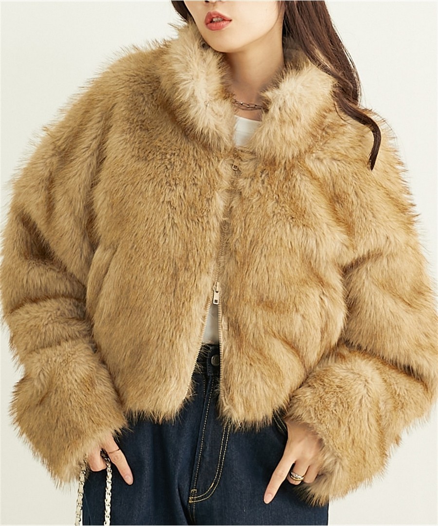 nissen 仿皮草外套 (日本女裝) NSALC0125E0013 FW25