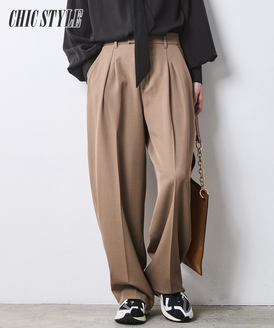nissen 桶型褲(CHIC STYLE) (日本女裝大尺碼) NSCSQ0226A0008 FW25