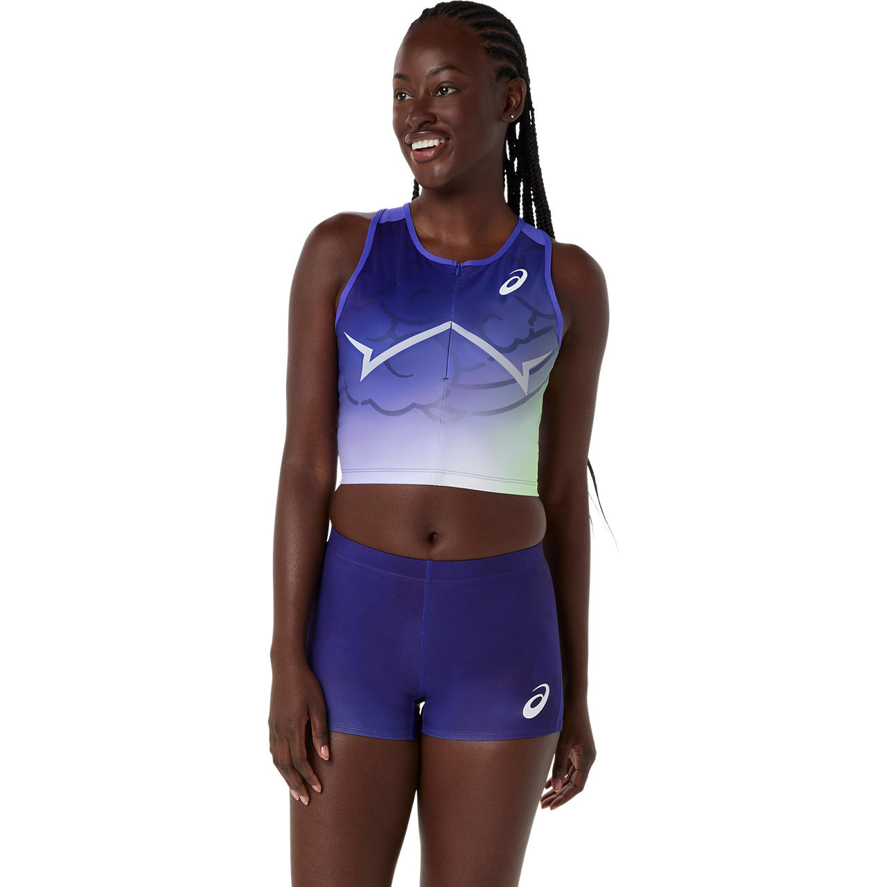 Women's Tops & T-Shirts | TRACK CROPPED TOP | ASICS Hong Kong