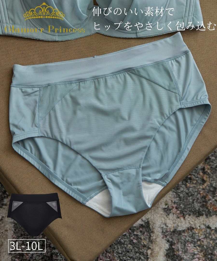 nissen Glamour Princess 翻折式腰頭內褲 (日本女裝大尺碼內衣) NSCWH0125E0002 SS26