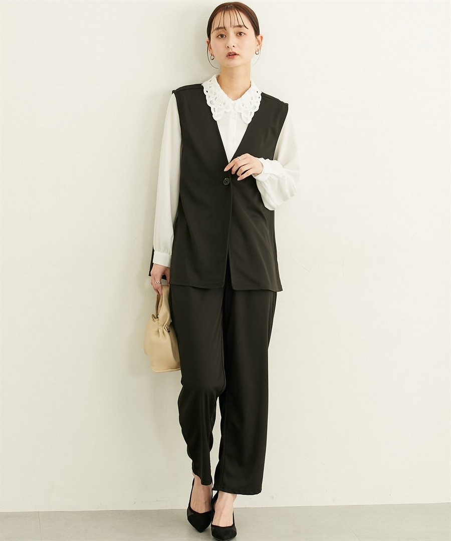 nissen 兩件組(背心+錐形褲) (日本女裝) NSBHN0126A0001 SS26
