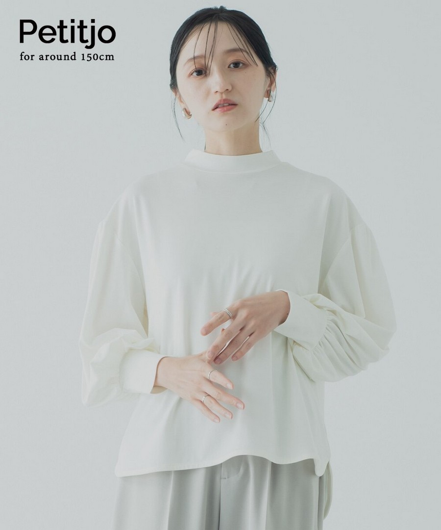 nissen [嬌小尺寸]小高領上衣 (日本女裝) NSDHU0126A0012 SS26
