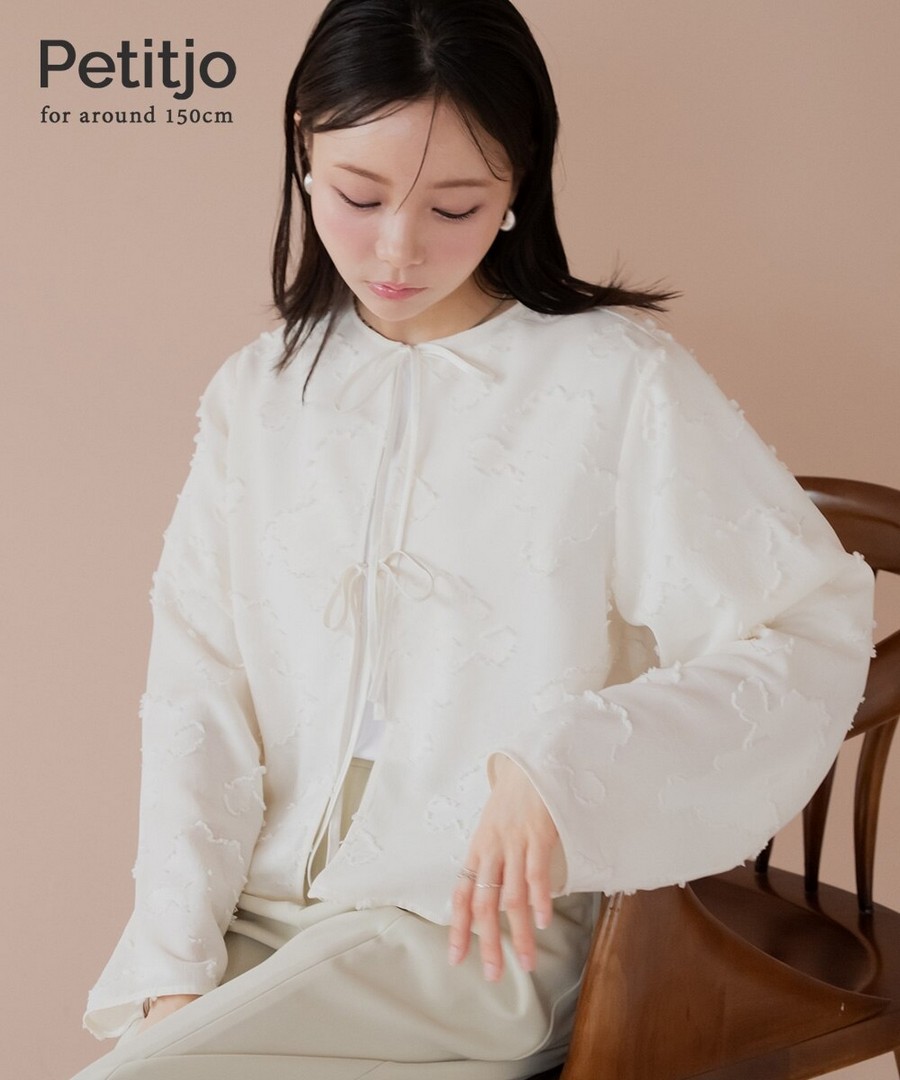 nissen [嬌小尺寸] 2WAY提花襯衫 (日本女裝) NSCSQ0226A0011 SS26