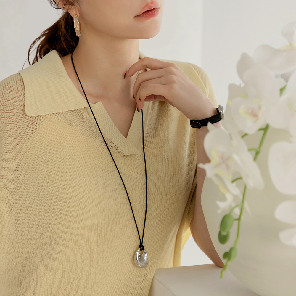 OB 簡約水滴吊墜造型百搭長鍊 OBXD0098 SS26