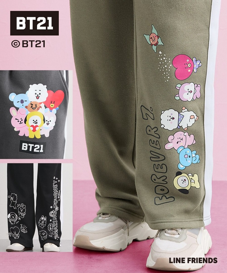 nissen 【BT21】加絨長褲 (日本女裝及大尺碼適用) NSBOY0725E0044 FW25