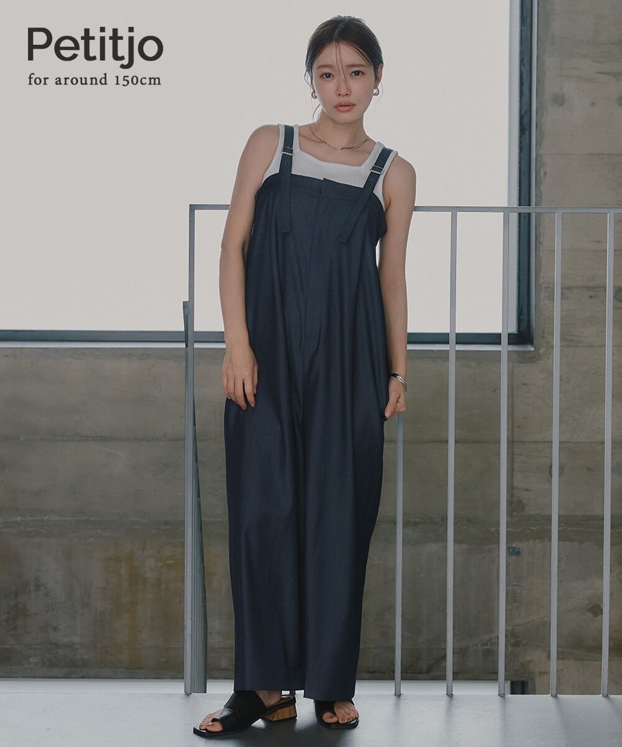 nissen [嬌小尺寸]仿亞麻質感系列連身褲 (日本女裝) NSCSQ0226B0014 SS26