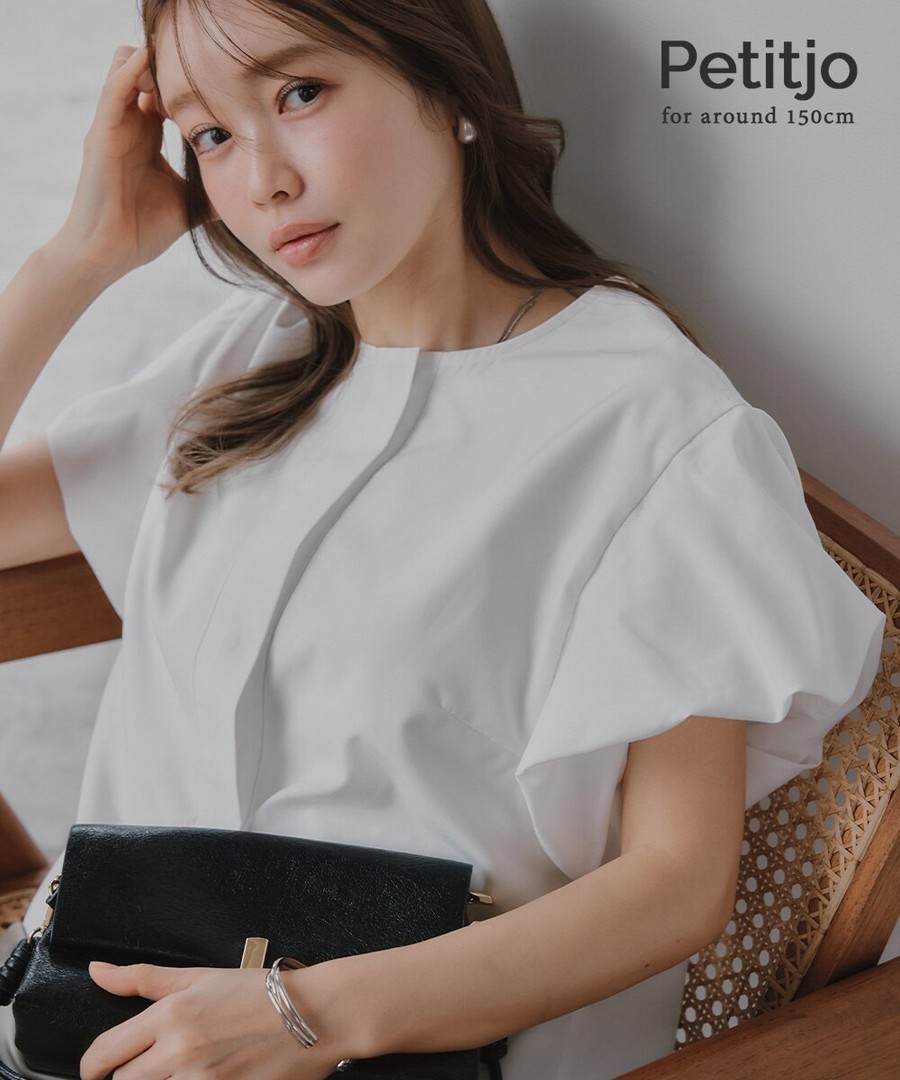 nissen [嬌小尺寸]泡泡袖襯衫 (日本女裝) NSCSQ0226B0016 SS26
