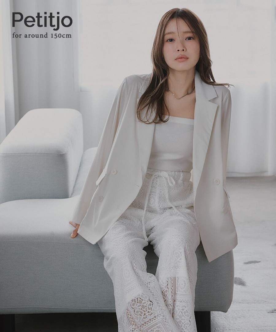 nissen [嬌小尺寸]輕薄透視西裝外套 (日本女裝) NSDHX0126B0004 SS26