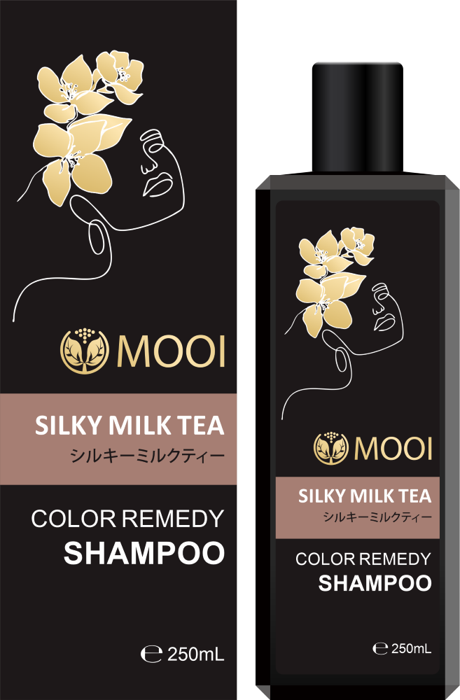 MOOI 靚采補色洗髮露-絲滑奶茶250ML