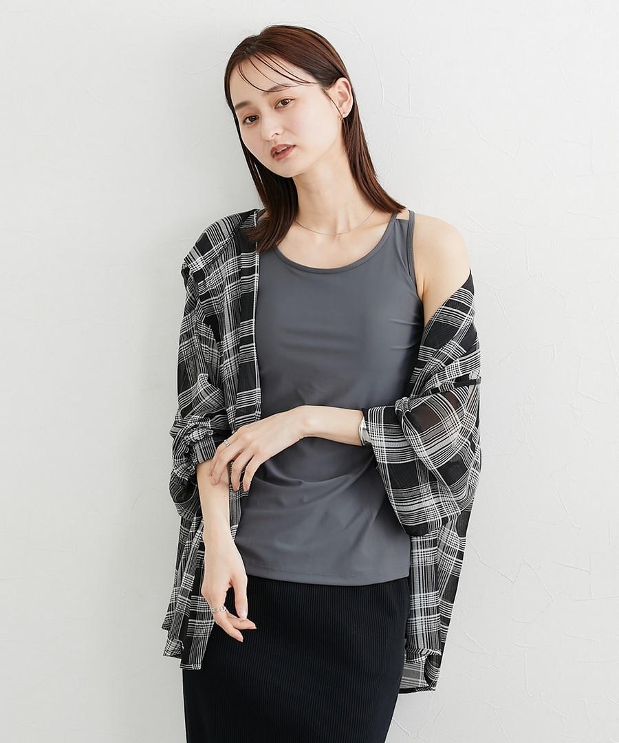 nissen 防曬細肩帶背心(防UV，吸汗速乾，接觸冷感，有彈性) (日本女裝大尺碼) NSDHU0226B0007 SS26