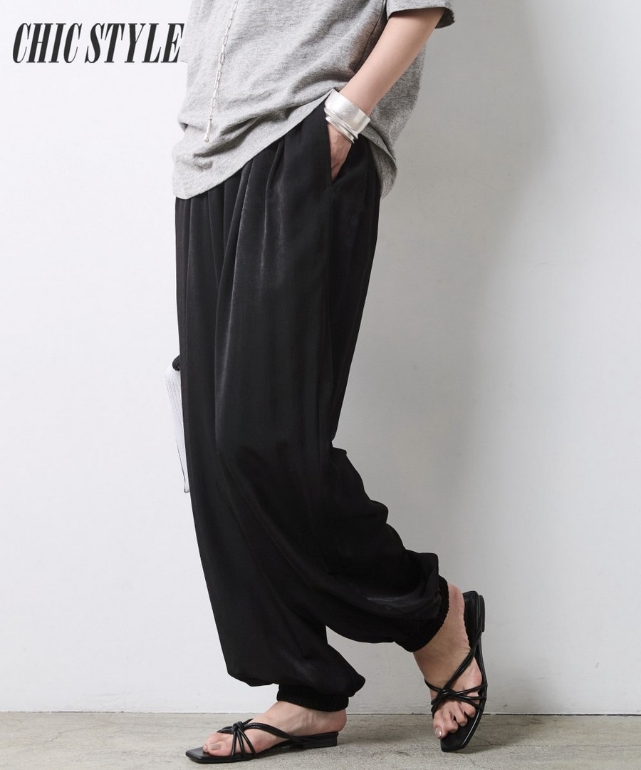 nissen 氣球廓形褲(CHIC STYLE) (日本女裝大尺碼) NSAMR0126C0005 SS26