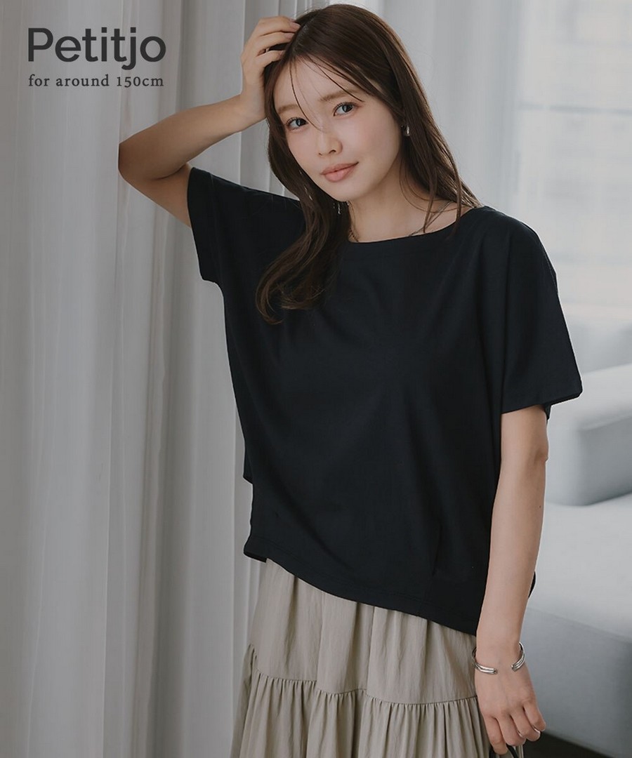 nissen [嬌小尺寸]下擺打褶防汗漬上衣 (日本女裝) NSAKR0226B0016 SS26