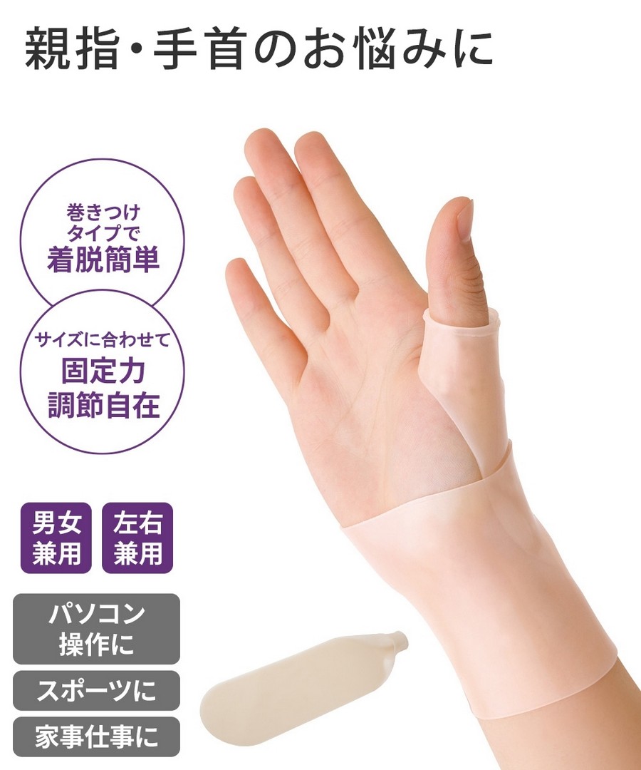nissen (日本製) 勝野浩監修適用於拇指和腕部腱鞘炎手腕護具 (日本美妝) NSADV0121D0008