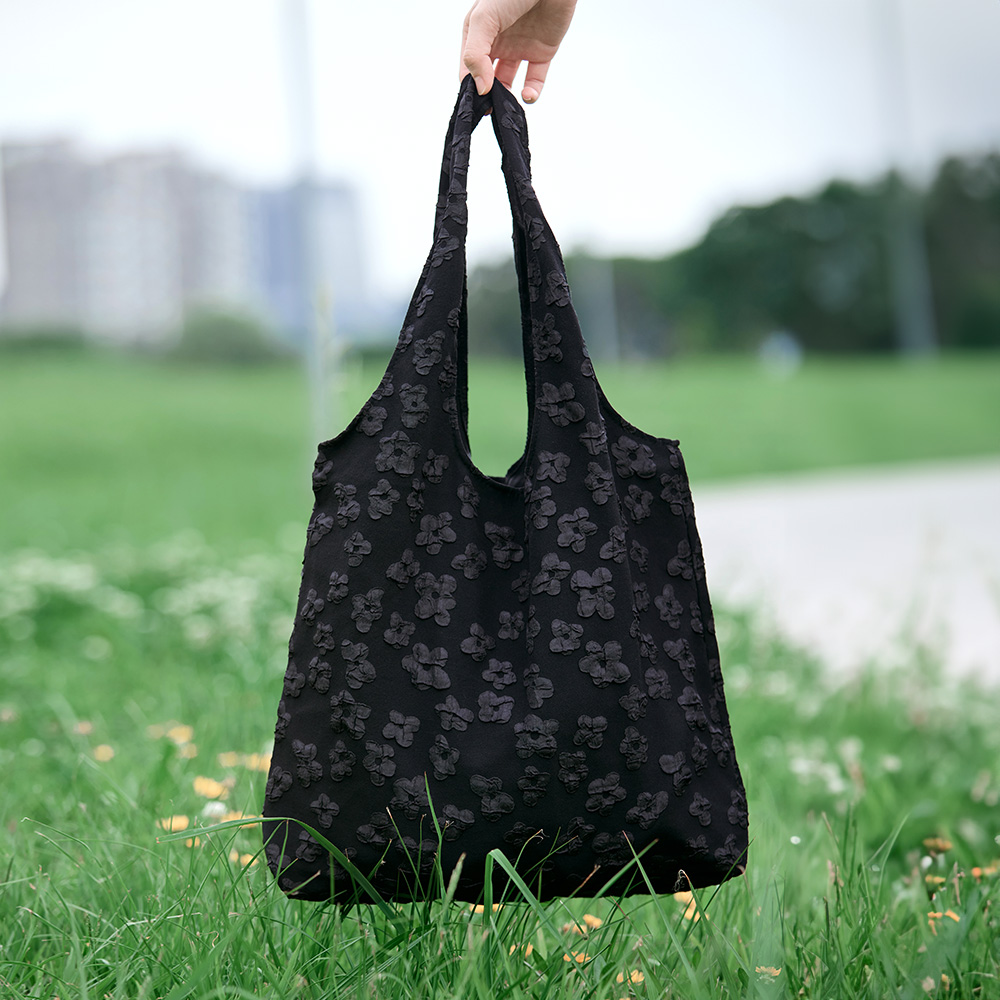 OB 日系肌理感立體小花帆布包 OBYA550 SS26