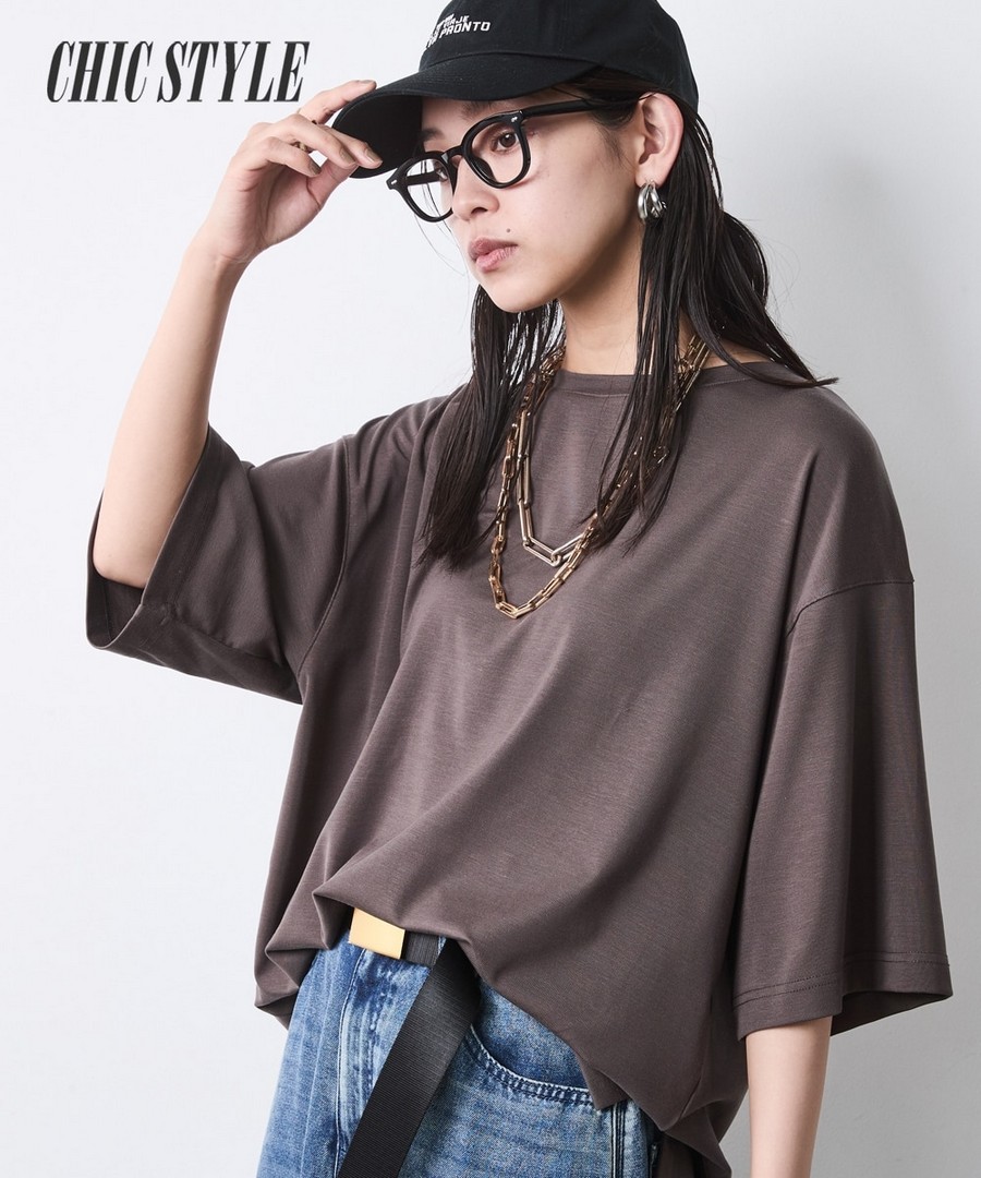 nissen 奢華舒適Tee(CHIC STYLE) (日本女裝大尺碼) NSAMR0126C0015 SS26