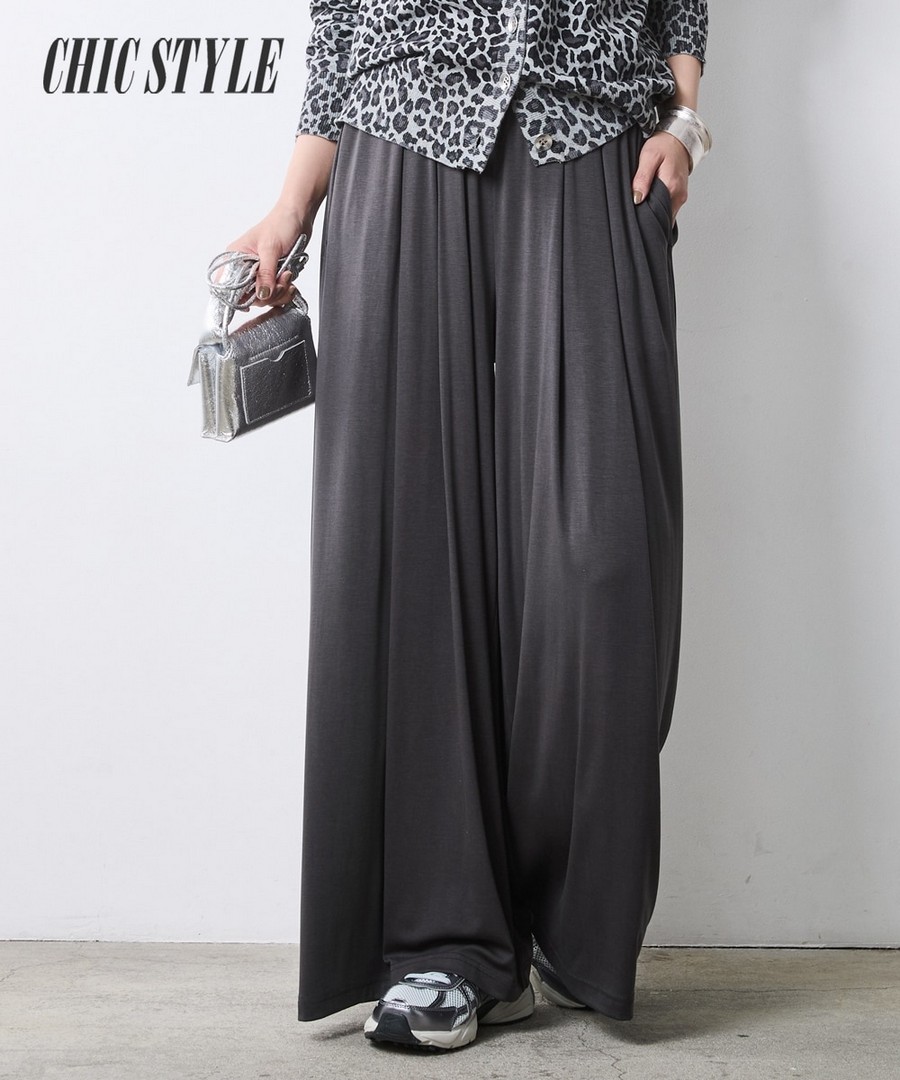 nissen 奢華舒適長褲(CHIC STYLE) (日本女裝大尺碼) NSAMR0126C0017 SS26